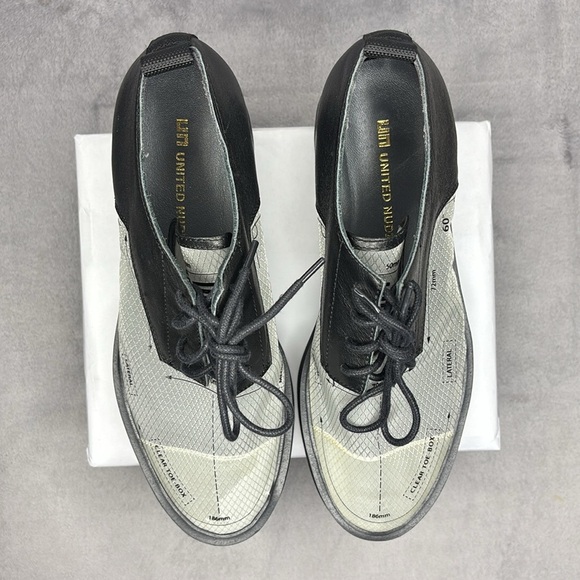 🔥🔥🔥United Nude Black & Gray Platform Shoes w/Transparent Panels Size: 39/8.5🔥🔥🔥 - Picture 7 of 9